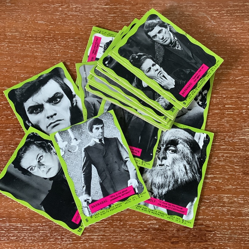 Vintage Dark Shadows Trading Cards
